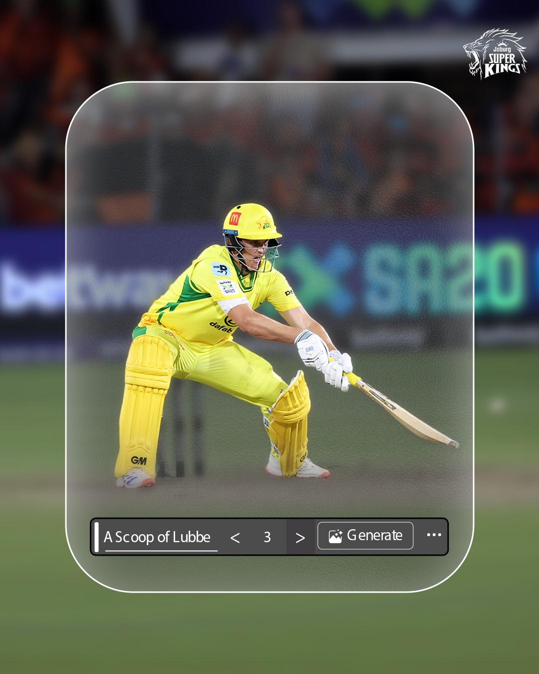 Joburg Super Kings Generate New Scoops