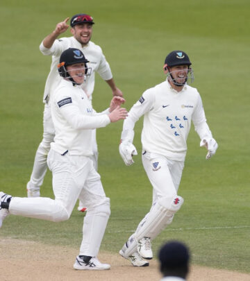 Cricket action meets passion as England’s ace shows off slick batting techniques on field