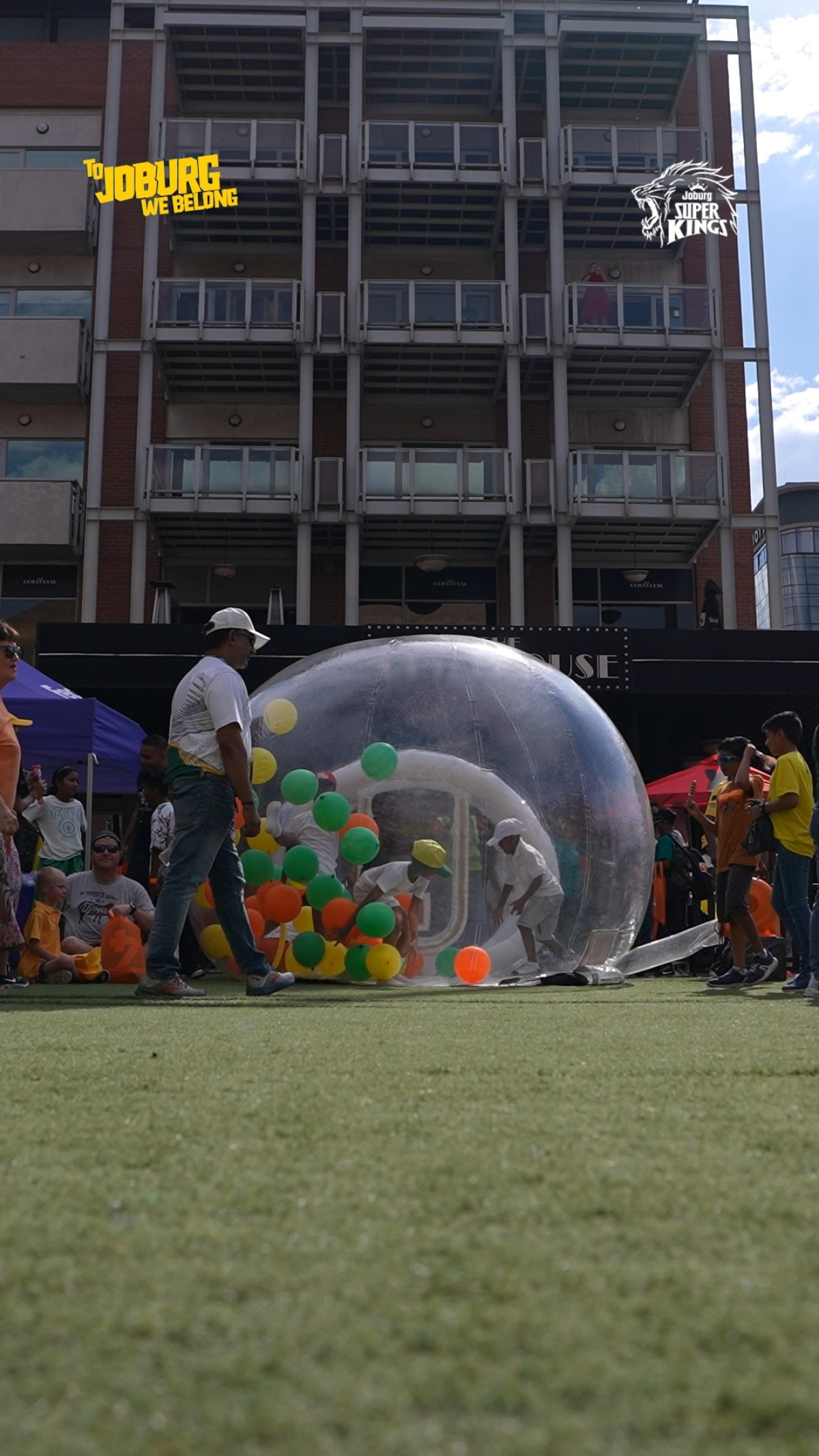 Vibrant joy lights the scene as passionate fans rally behind Joburg Super Kings, united.!!
