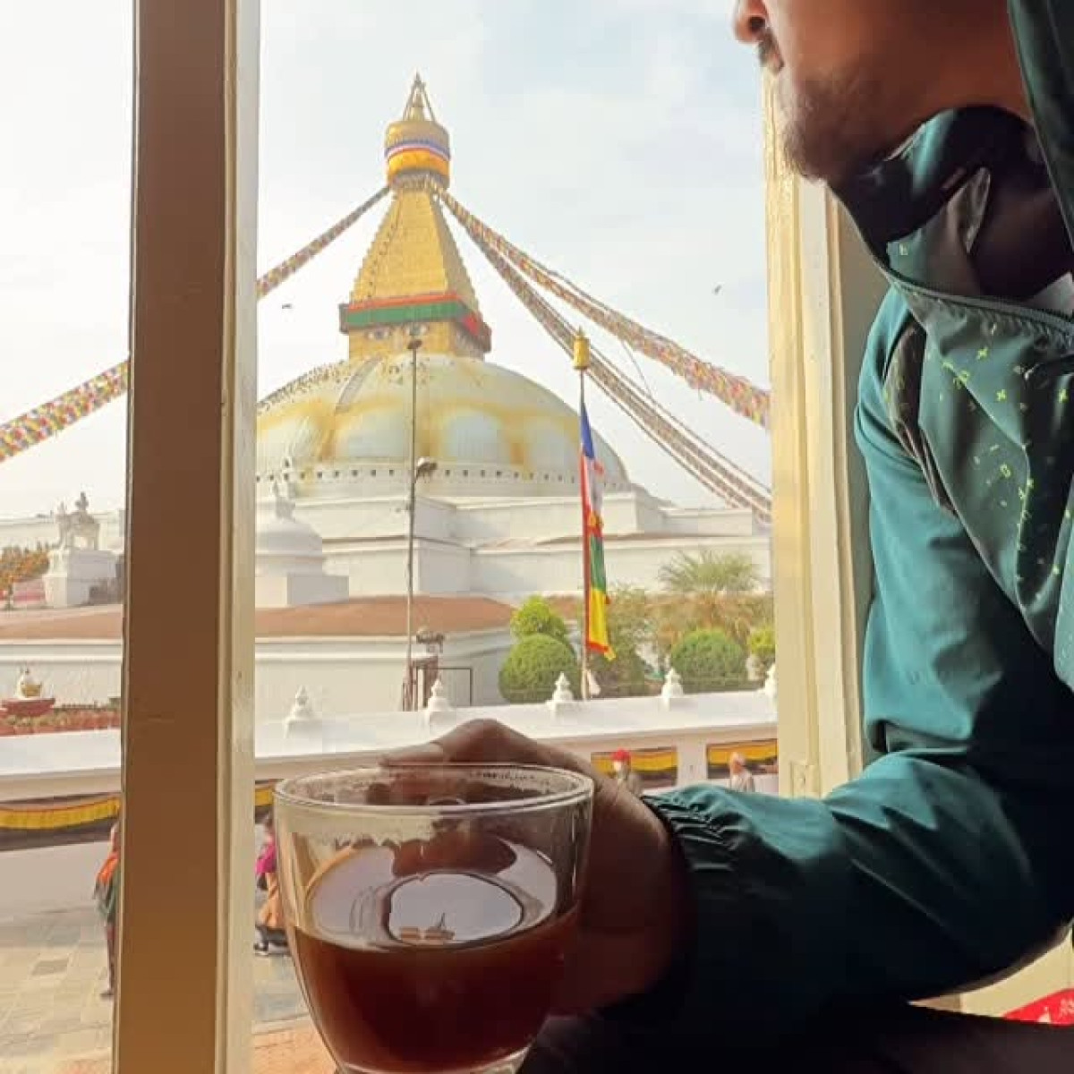 Karan KC Embraces Peaceful Living A reflective post emphasizing tranquility and self-reward in life's hectic pace. Always.!!