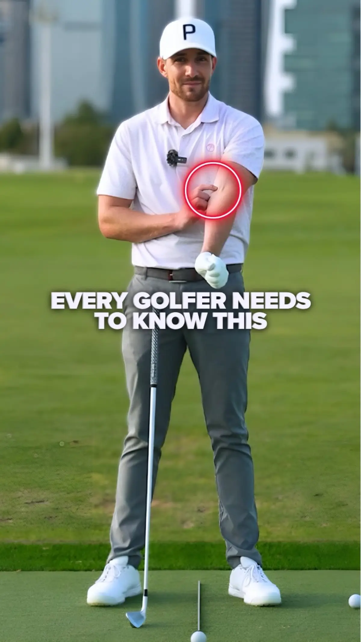 Improve Your Game: Kerrod Gray shows proper lead arm setup to enhance fairway accuracy.!!!