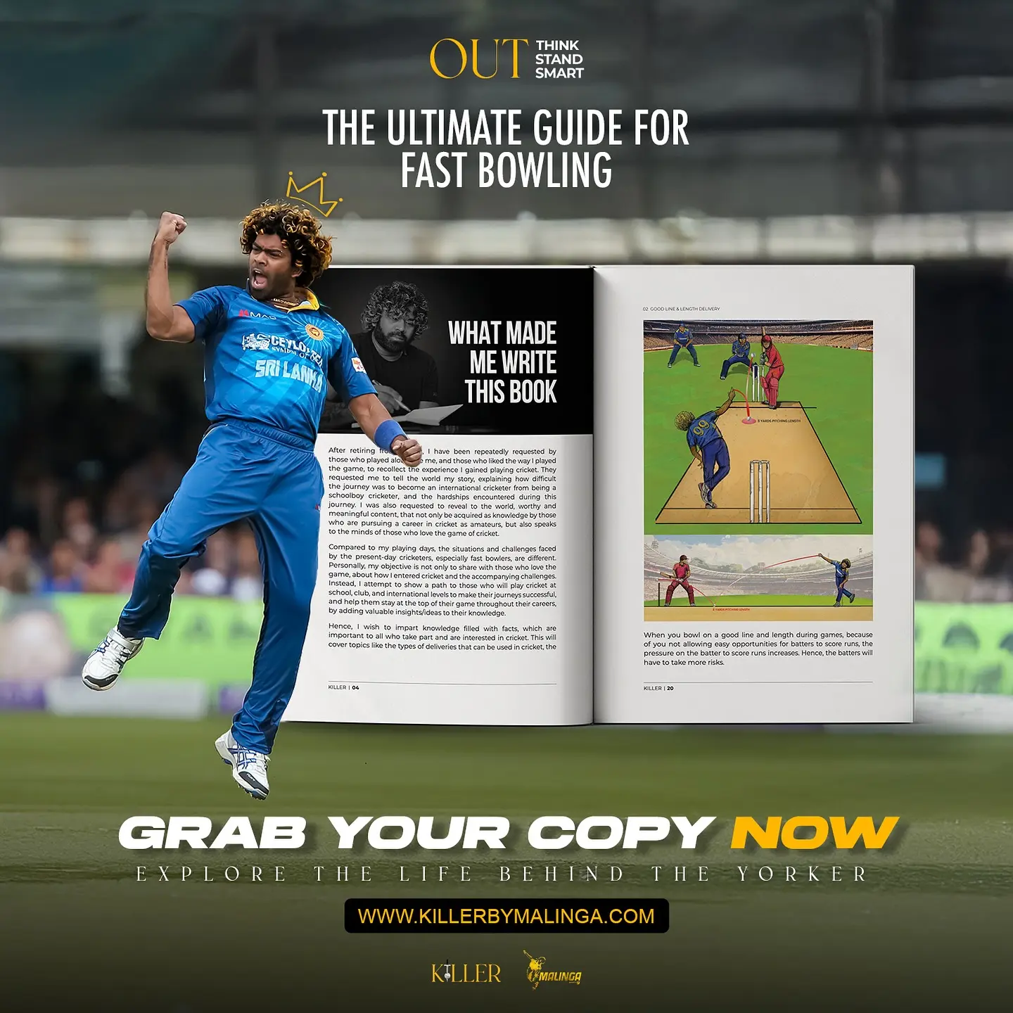 Killer By Malinga Simplifies Cricket For Fans Legend launches his game guide, blending skill, strategy, modern flair online. Simply Wow