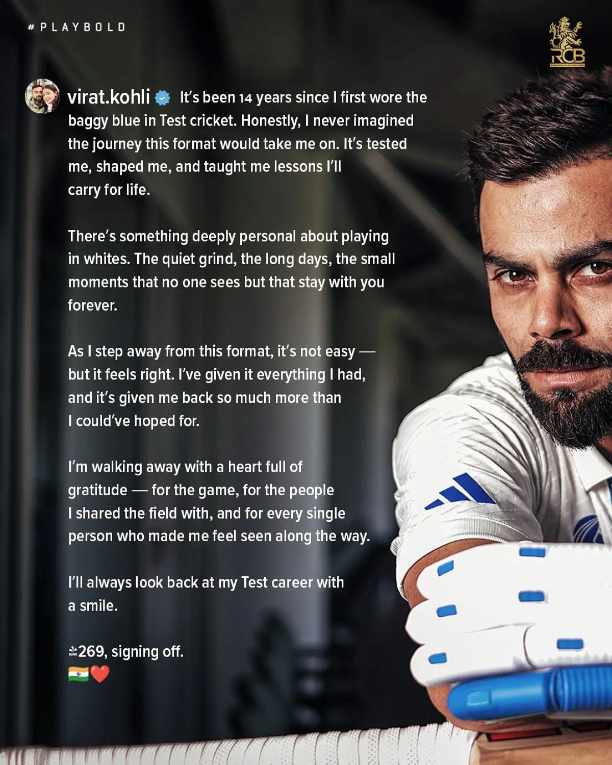 King Signs Off: World Applauds Virat Kohli Global icons unite in tribute as he bids farewell to a storied Test career with deep love.