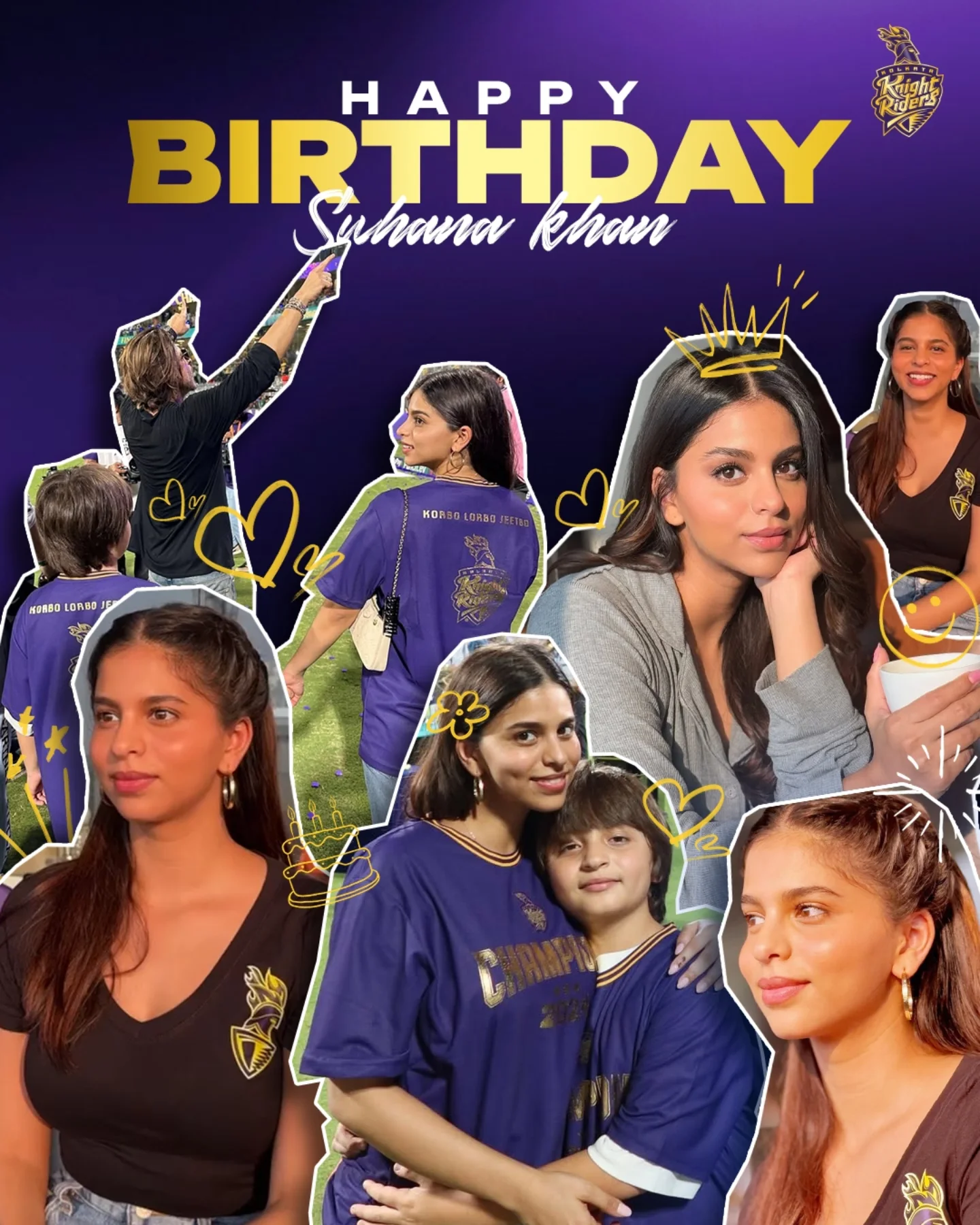 KKR Family Wishes Suhana Khan On Her Birthday Cricket stars offer warm birthday wishes to Suhana Khan, lighting up her special day. Now.