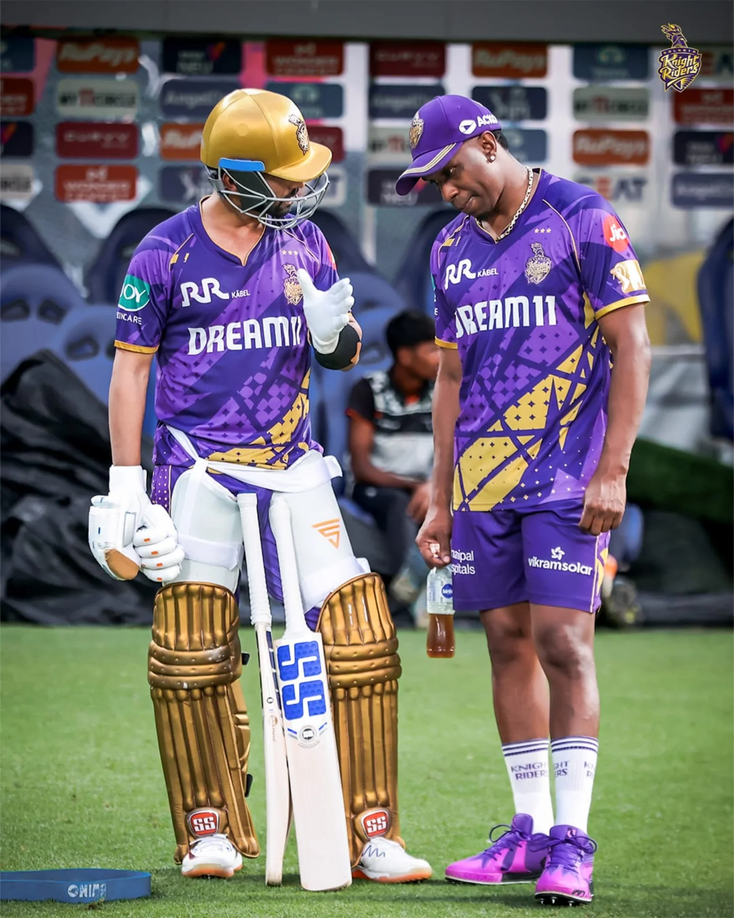 KKR Preps For TATA IPL 2025 Showdown Prepped and Ready, Rahane And Bravo Gear Up For Cricket Buzz At TATA IPL 2025 – KKR Vibe