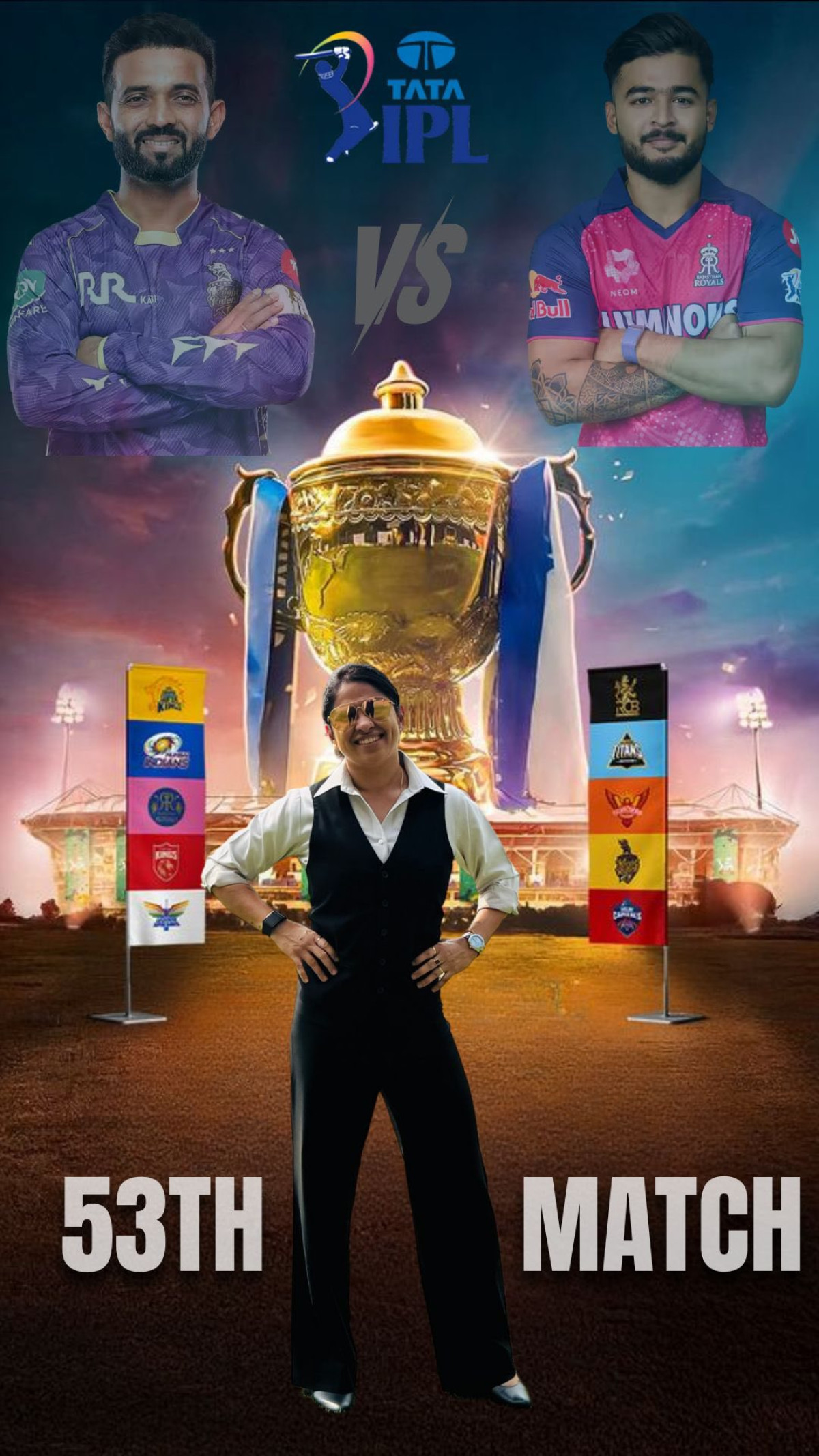 KKR Vs RR: Battle Heats Up In IPL Showdown Thrilling IPL clash sees Kolkata Knight Riders face Rajasthan Royals in a battle of skill.