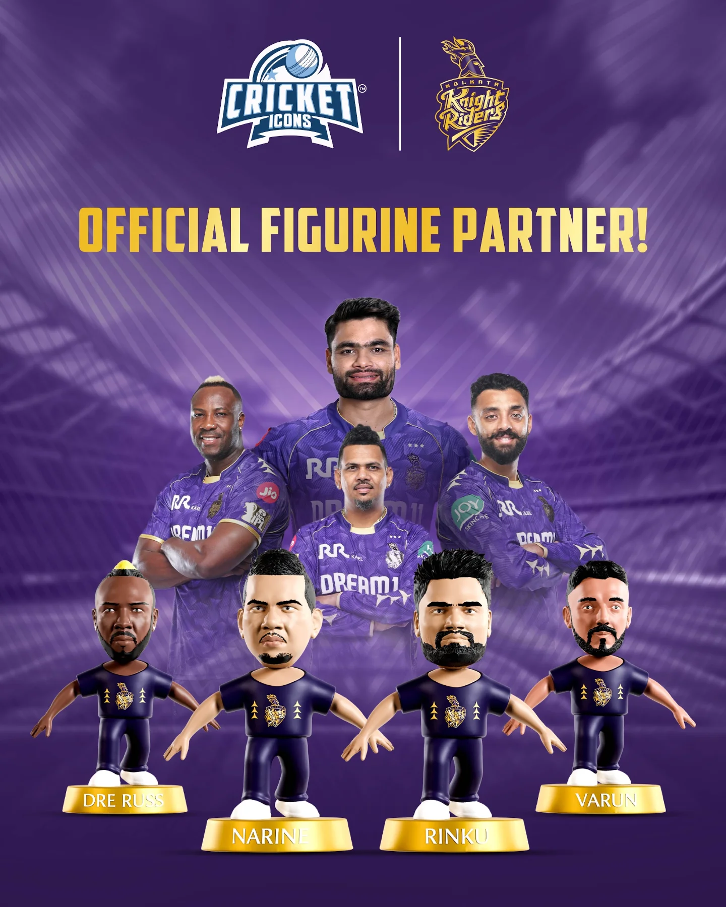 Knight Riders Collectible Figurines Unveiled Exclusive memorabilia captures legacy icons for dedicated cricket followers in high style.