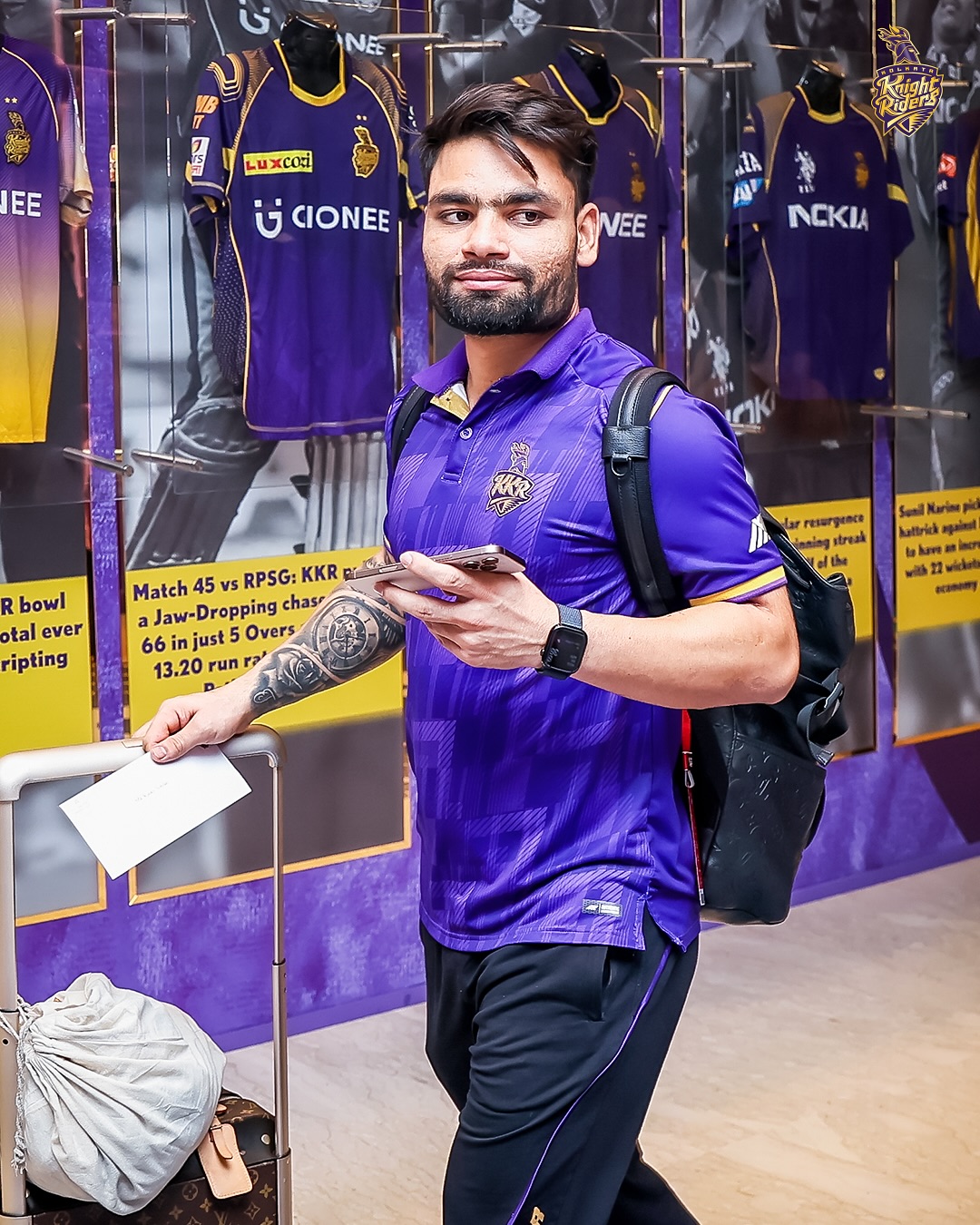 Kolkata Knight Riders Return Home in Style