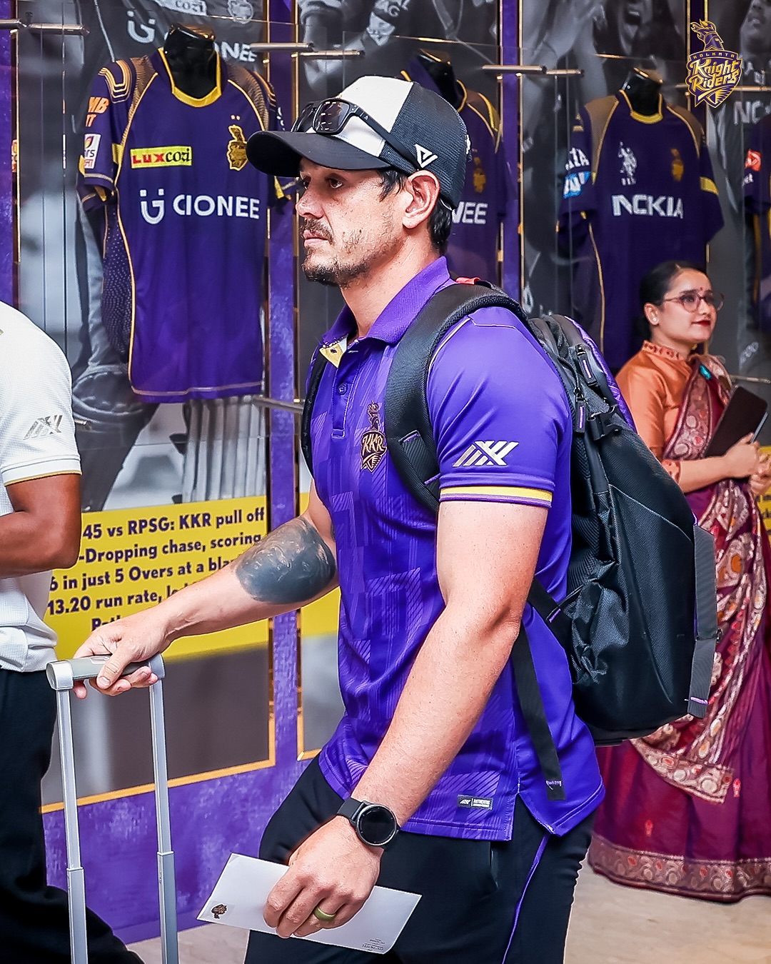 Kolkata Knight Riders Return Home in Style