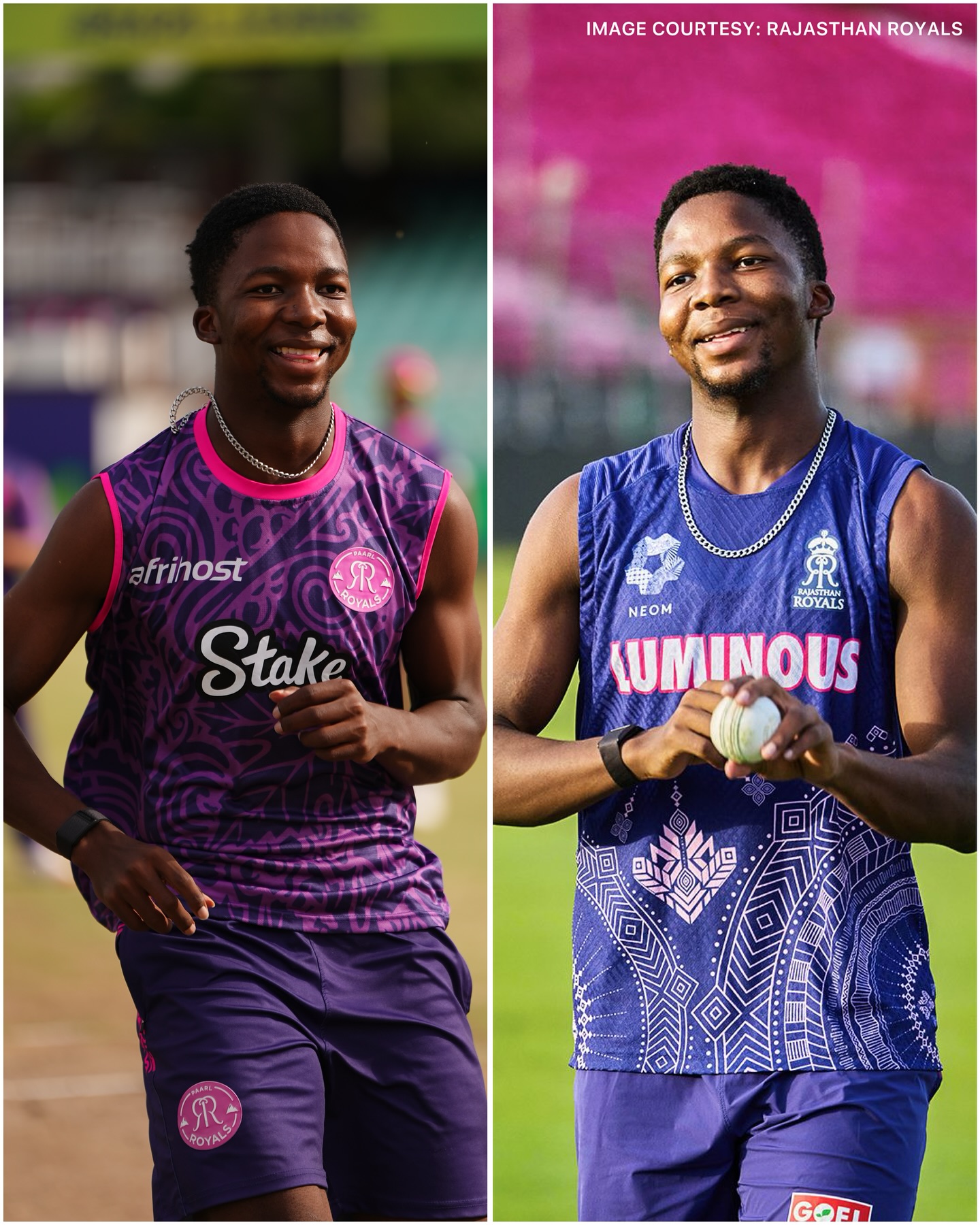 Kwena Maphaka Clinches Another Royals Debut Kwena Maphaka ignites the field in yet another dynamic debut with the Royals at IPL2025.!!