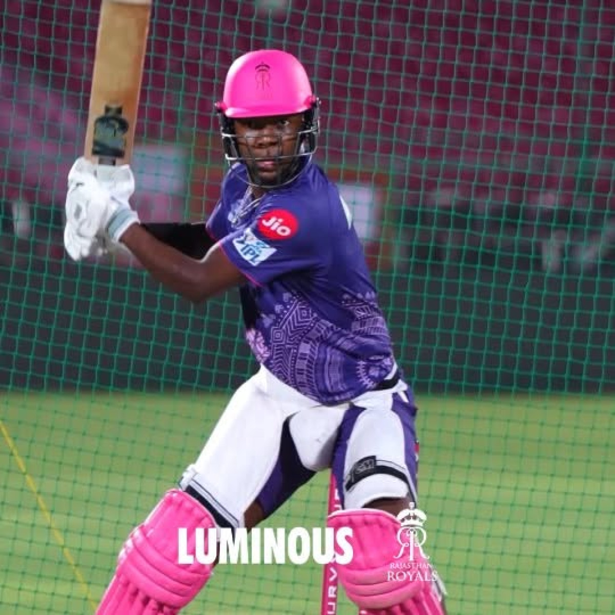 Kwena Nails Sanju’s Assignment With Royals Flair IPL zest meets Rajasthan Royals' flair in the nets.