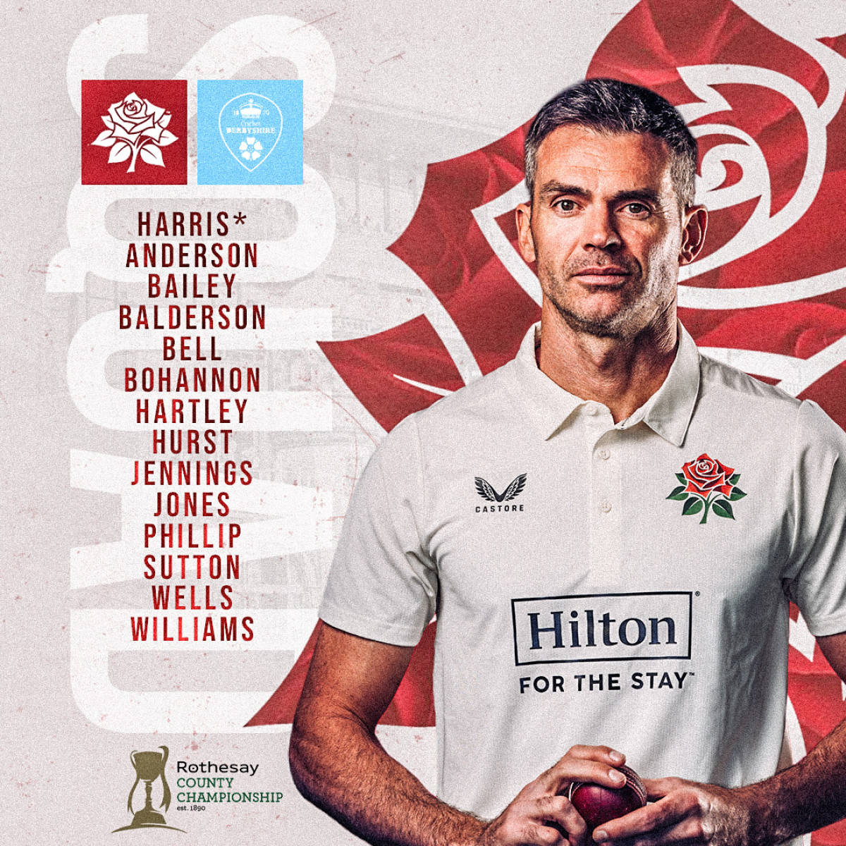 Lancashire Squad Set For Derbyshire Battle New 14-man squad announced as Lancashire preps to face Derbyshire in County Championship...