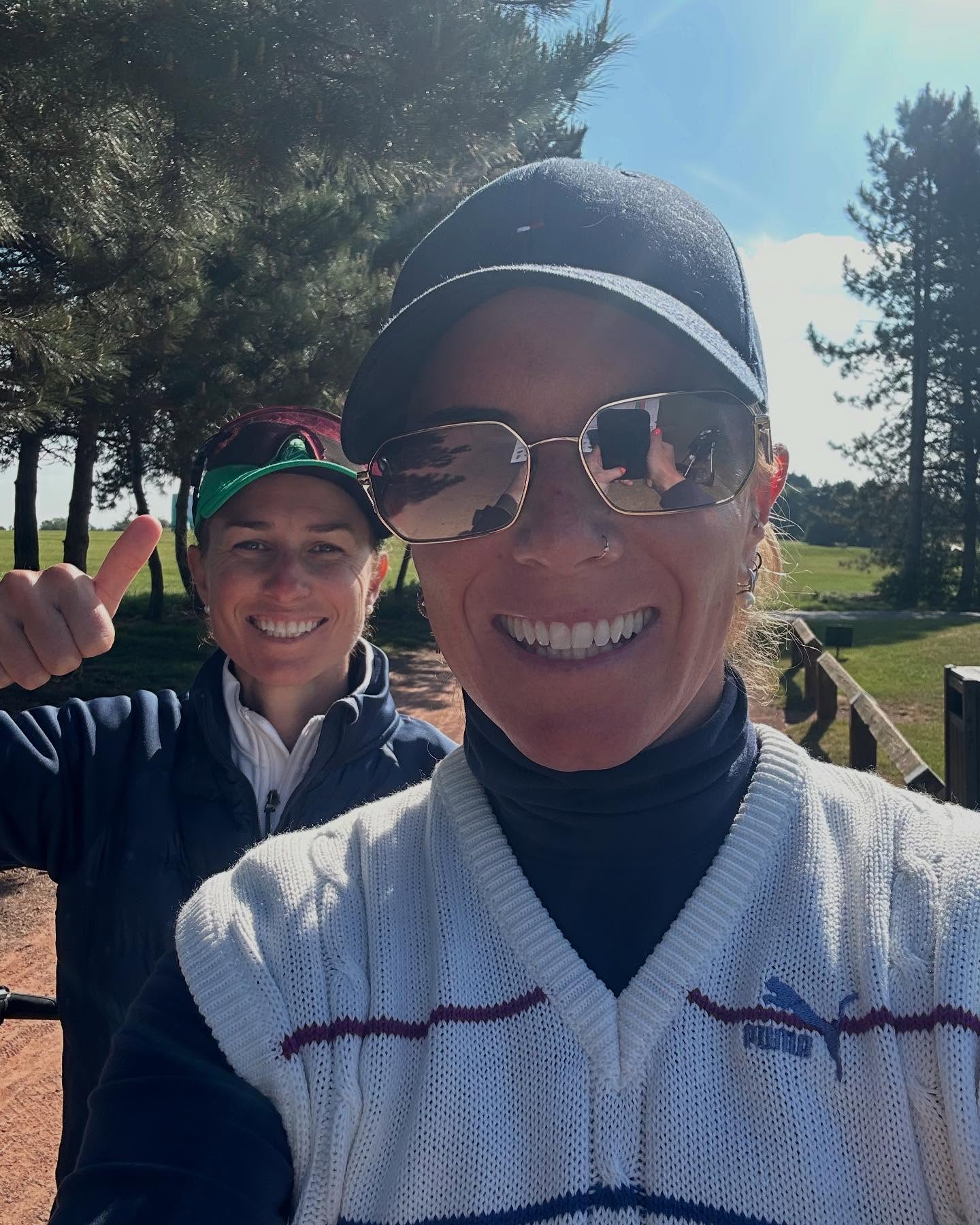 Lauren Winfield-Hill Enjoys A Stylish Golf Outing