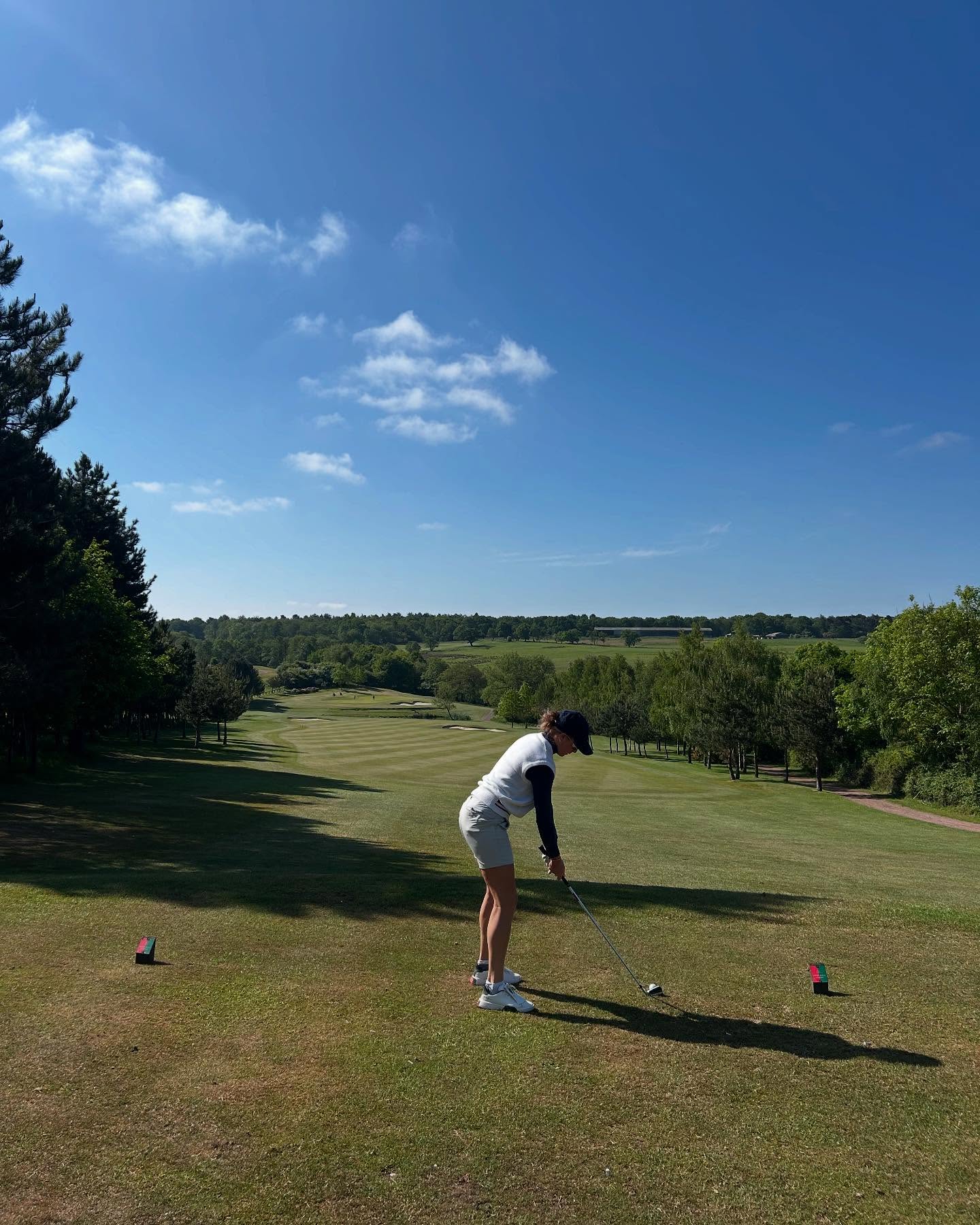 Lauren Winfield-Hill Enjoys A Stylish Golf Outing