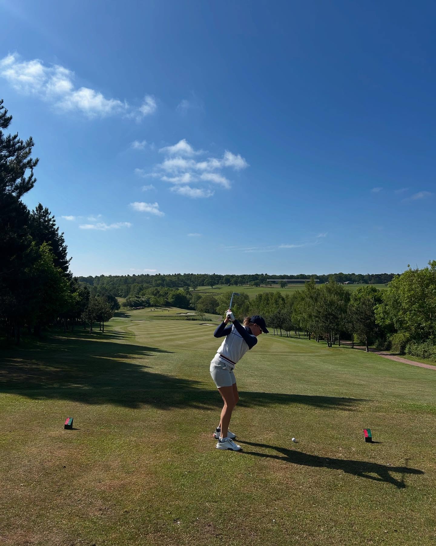 Lauren Winfield-Hill Enjoys A Stylish Golf Outing