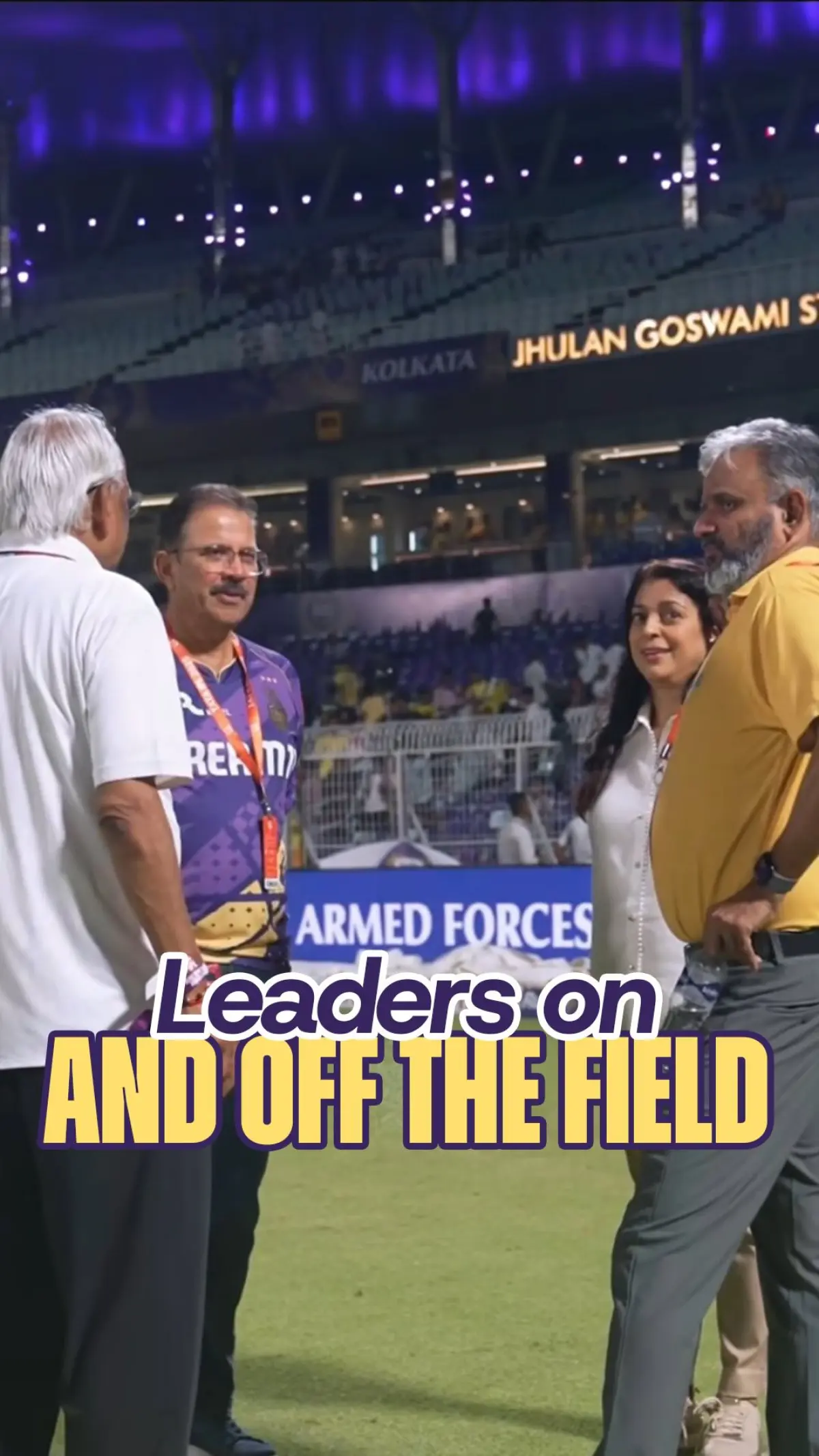 Leaders On And Off Field: KKR Leadership Shines Dynamic vision meets seasoned expertise as KKR leaders set benchmarks on and off the pitch.