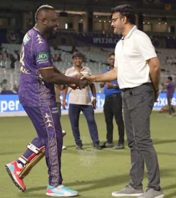 Legends Of Eden: Andre Russell And Ganguly Ignite IPL Spirit