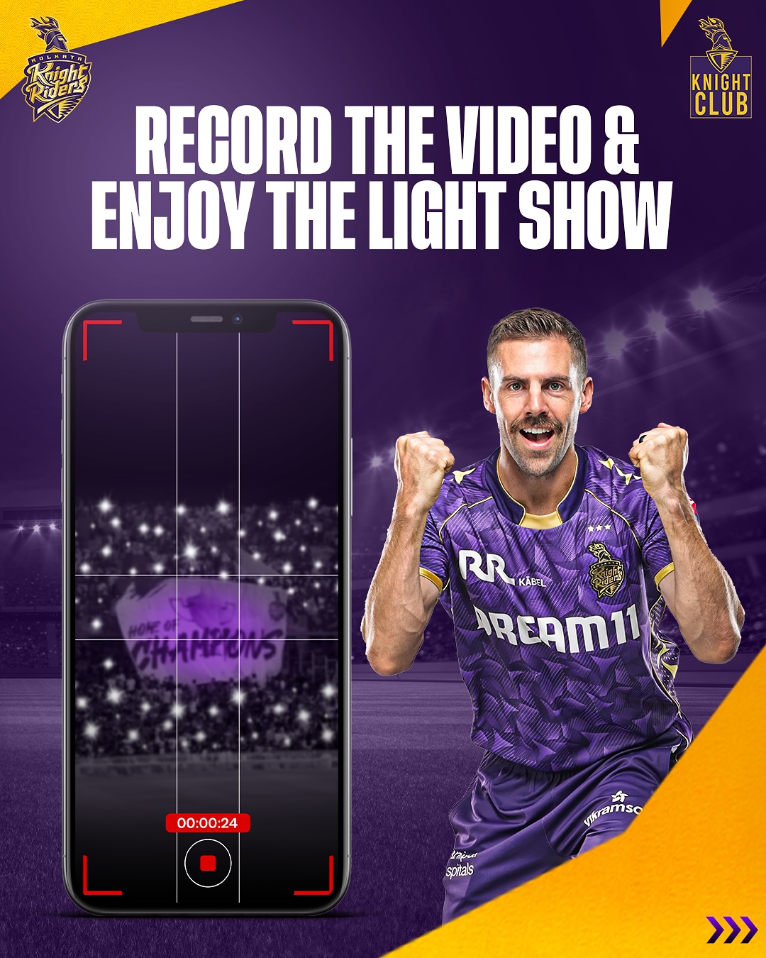 Lights, Knights and Magic at Eden Gardens