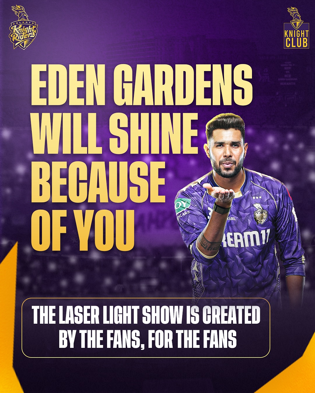 Lights, Knights and Magic at Eden Gardens