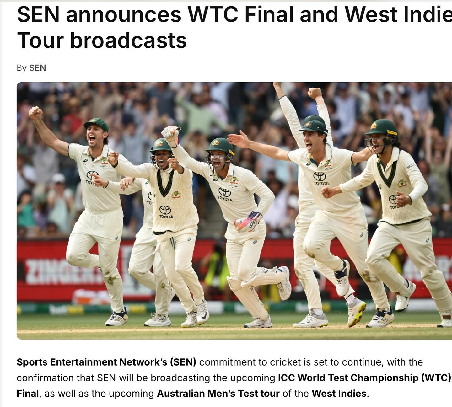 London Calling: Damien Fleming Will Host World Test Final