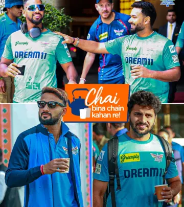 Igniting fan passion, super giants share a comforting cup of tea in a creative Instagram reveal!