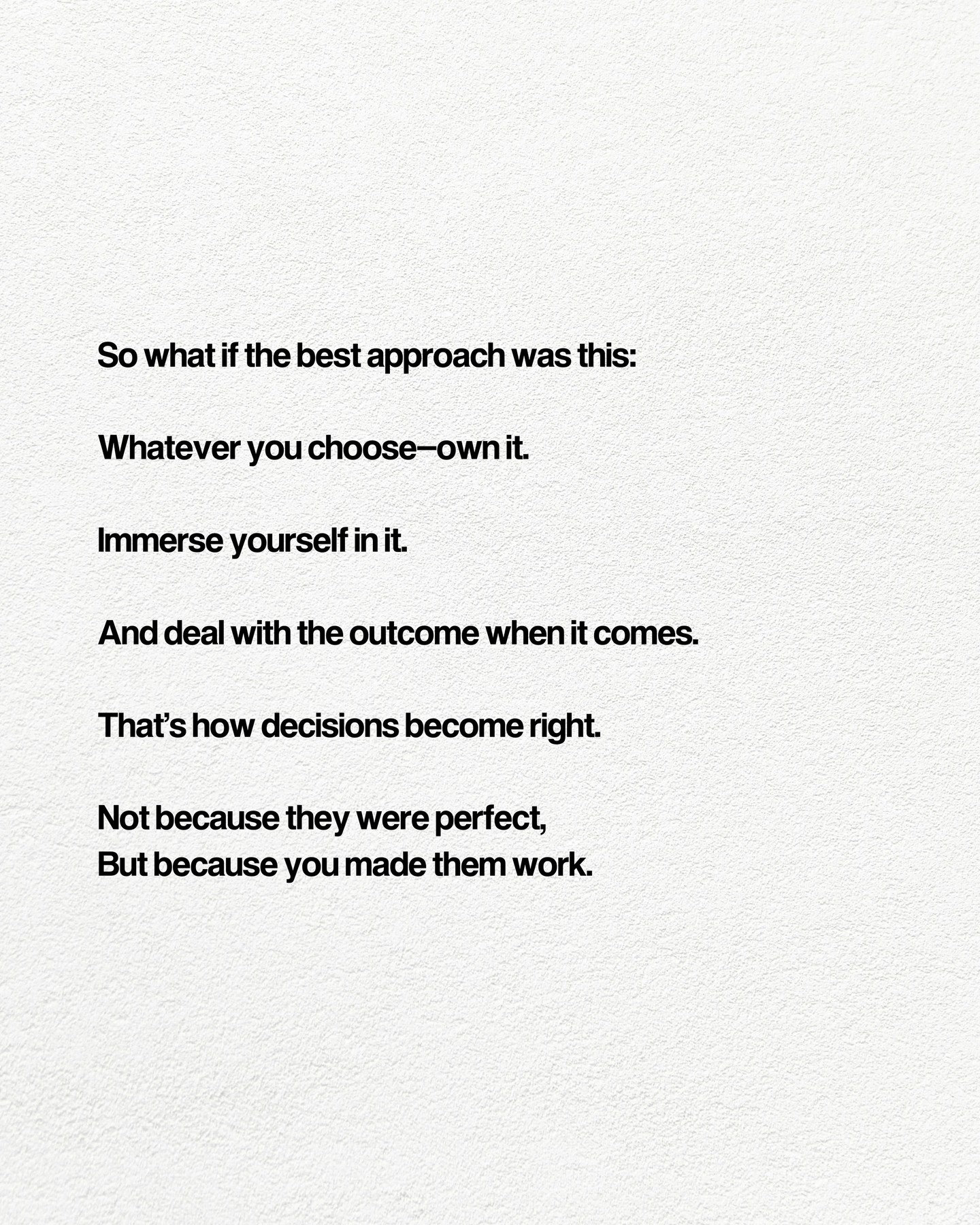 Make The Decision Right With The Game Plan