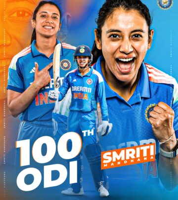 Mandhana Marks 100th ODI With Milestone Performance