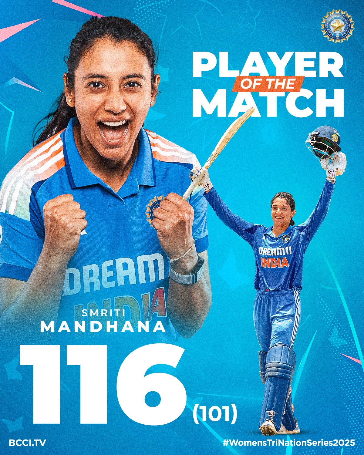 Smriti Mandhana dazzles in final with scintillating knock to secure win for India in style