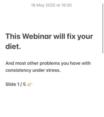 Marc Rhodes Nutrition Webinar Registration Open