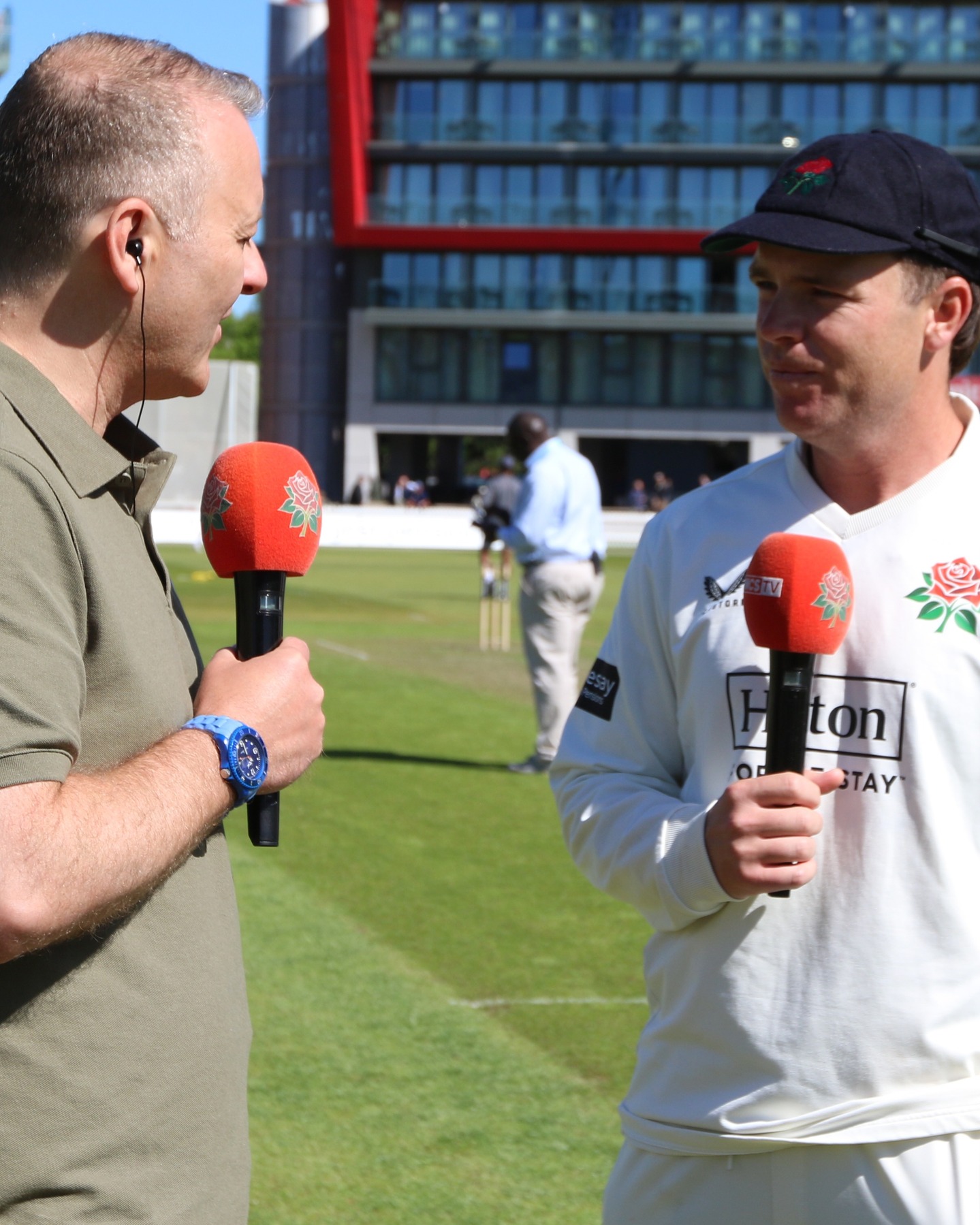 Marcus Harris Embarks On First Day At LancsTV