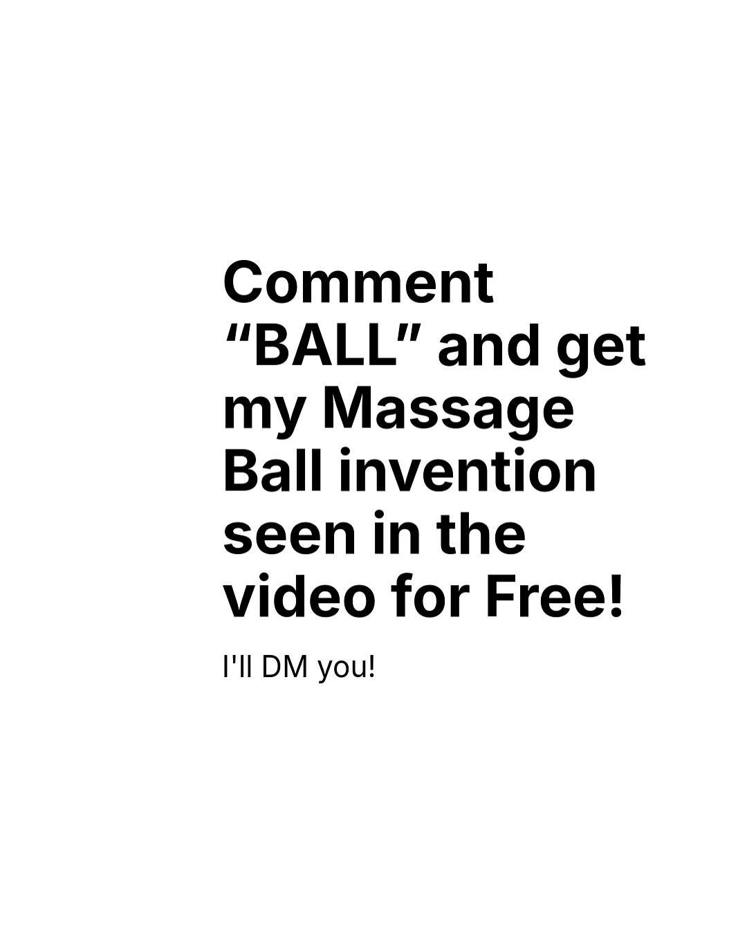 Massage Ball Giveaway & Low Back Pain Tips