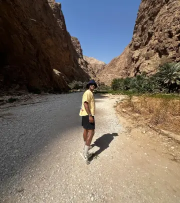 Cricketer, explorer, and adventurer unfolds a new chapter in Oman's spectacular beauty.!!