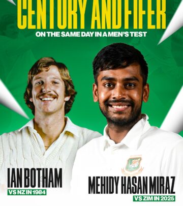 Historic achievement as he scores a century and takes five wickets in one Test match 2023!