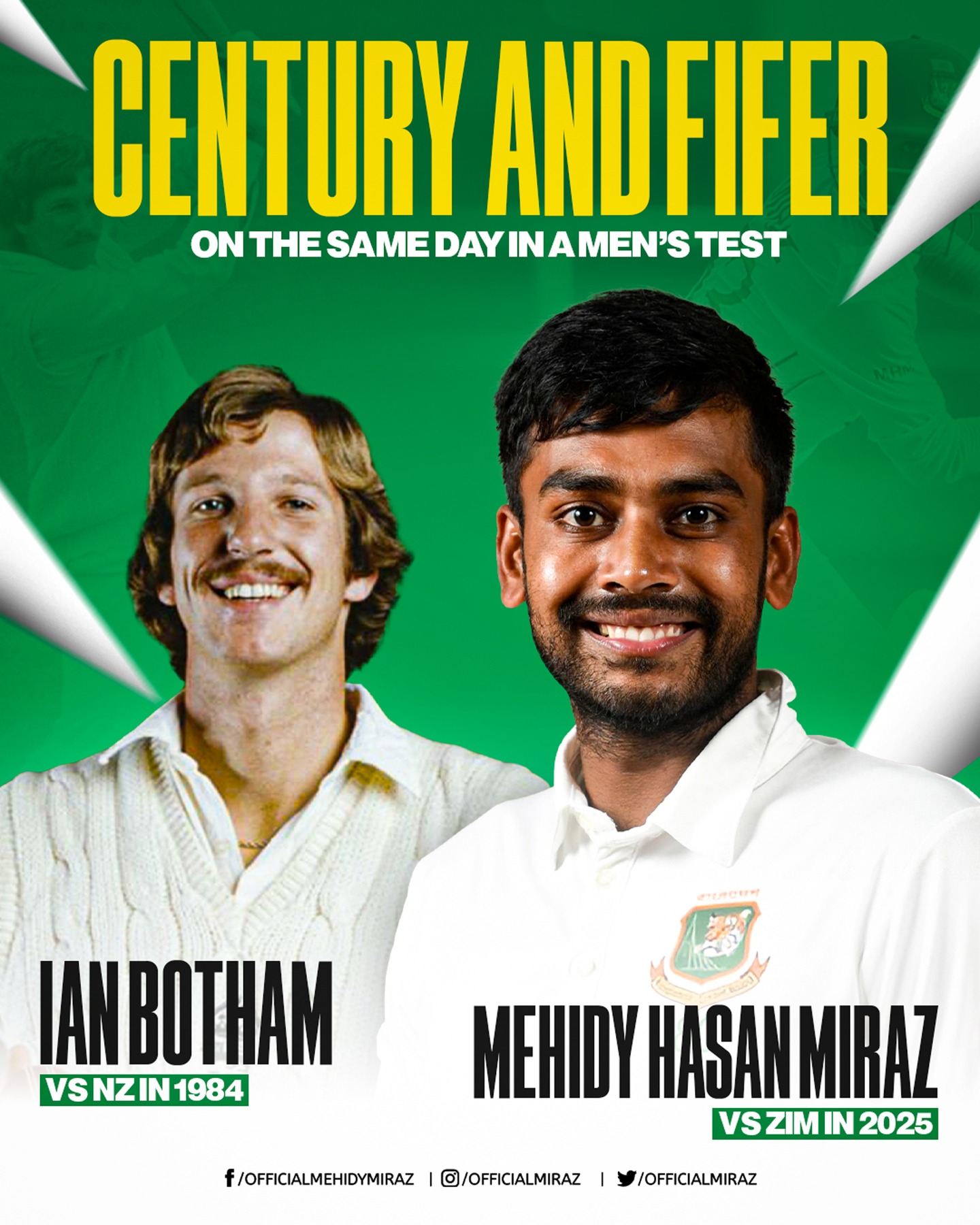 Historic achievement as he scores a century and takes five wickets in one Test match 2023!