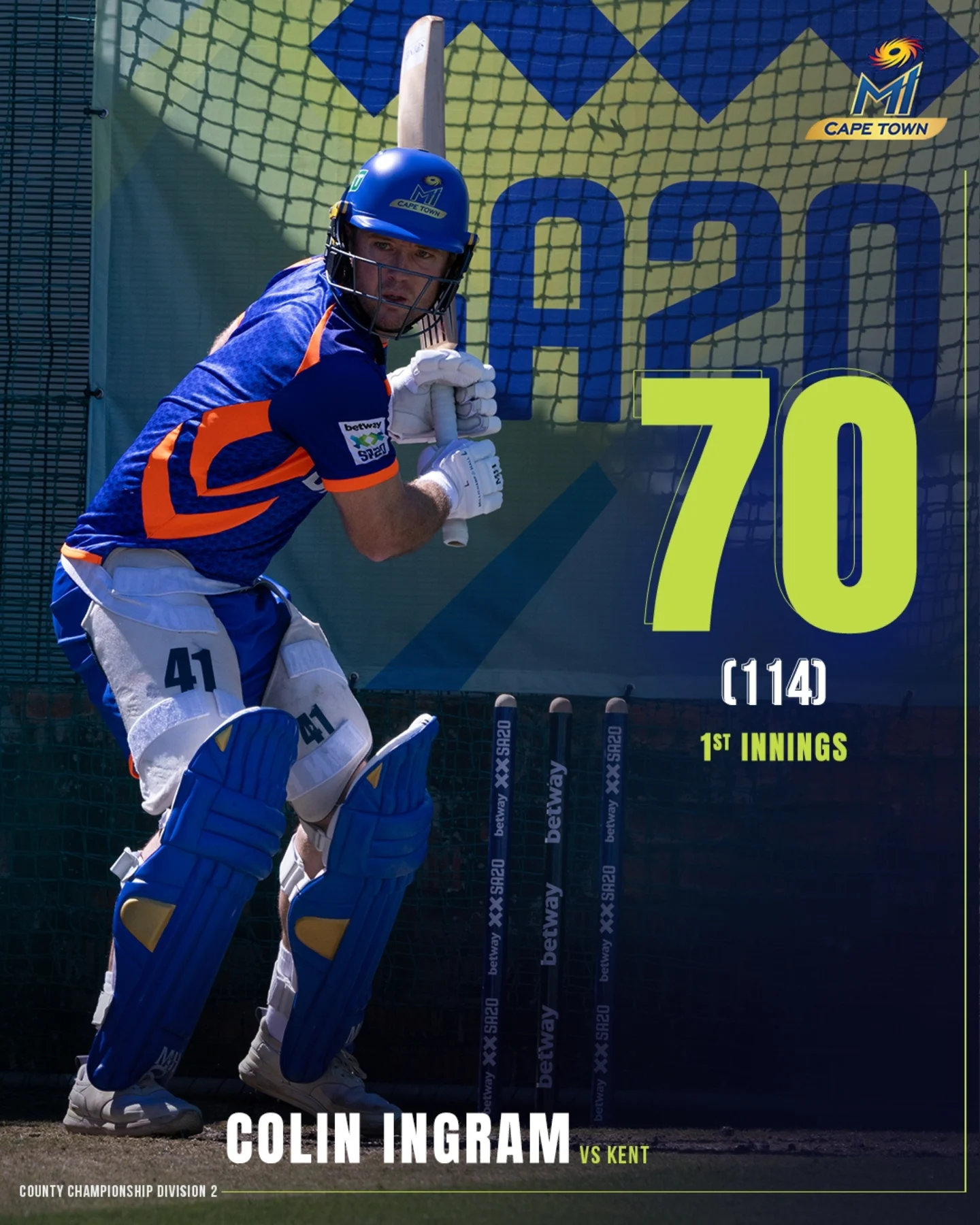 MI Cape Town Shines In KEN v GLA Match