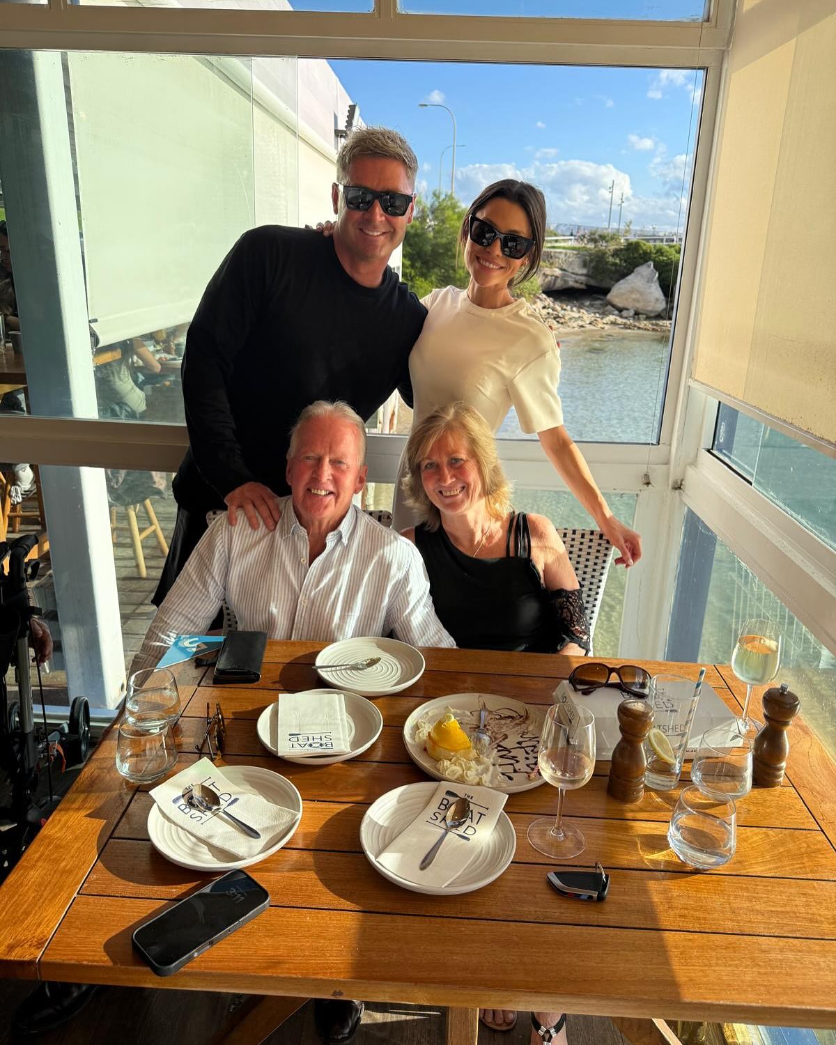Michael Clarke Celebrates Mother's Birthday