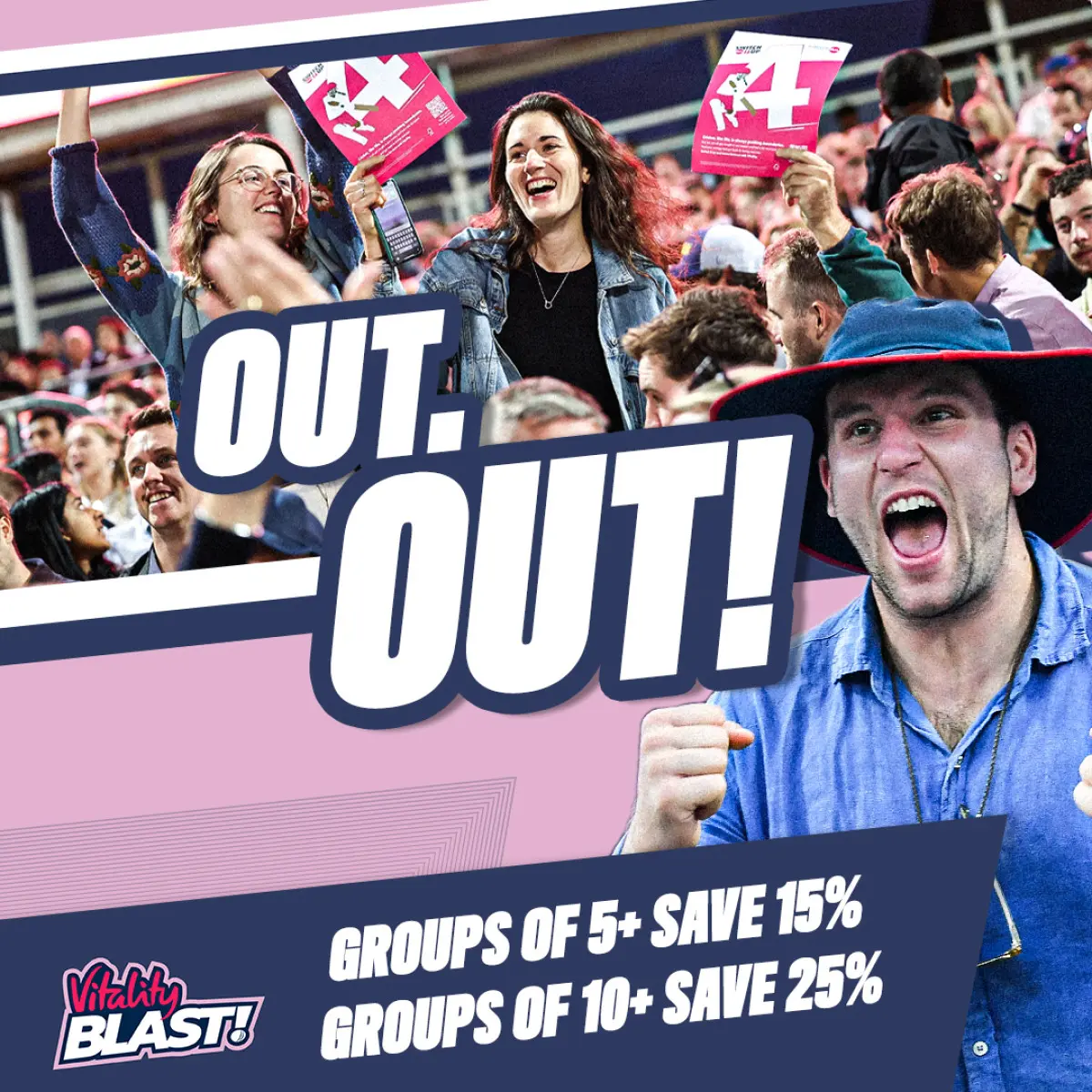 Middlesex Cricket Announces Vitality Blast Group Tickets Grab discounts as groups of 5+ enjoy three sizzling summer cricket encounters this season.