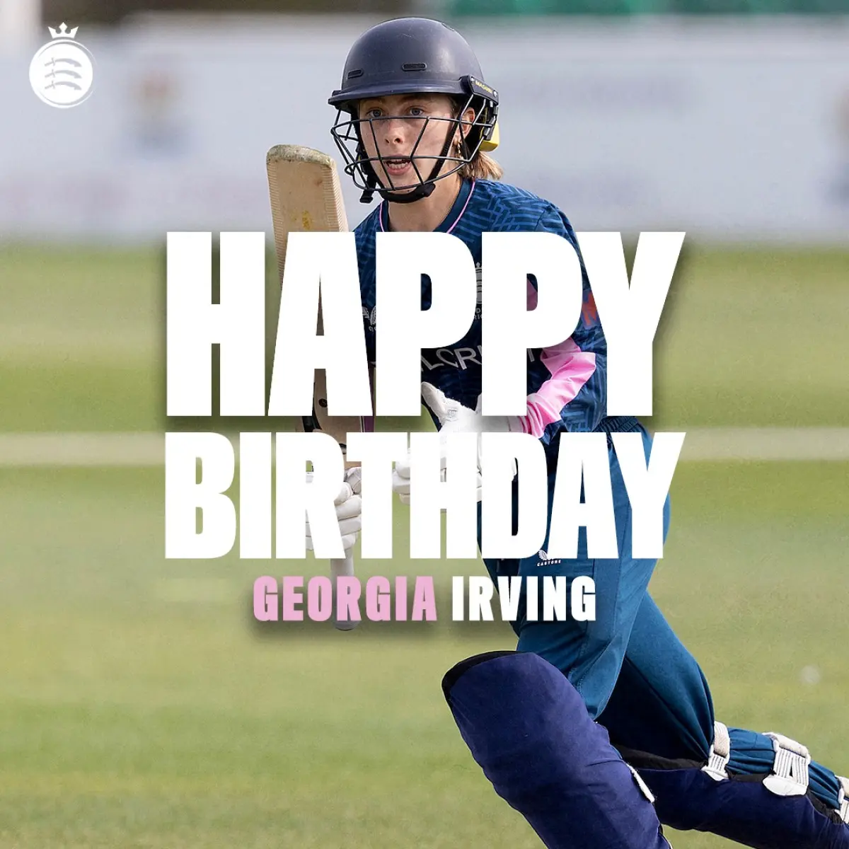 Middlesex Cricket Celebrates Georgia Irving’s Birthday A heartfelt celebration as the club sends vibrant birthday wishes to Georgia Irving today!