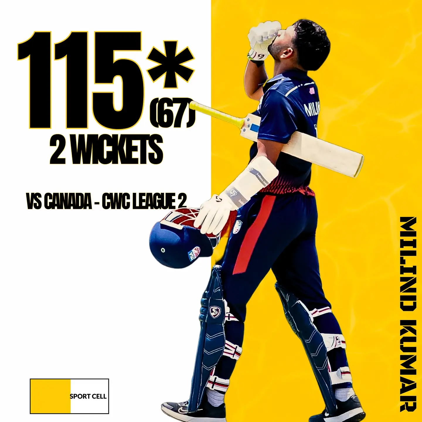 Milind Kumar Shines With 115* And 2 Wickets Milind Kumar’s pitch brilliance electrifies fans with explosive batting and sharp bowling.