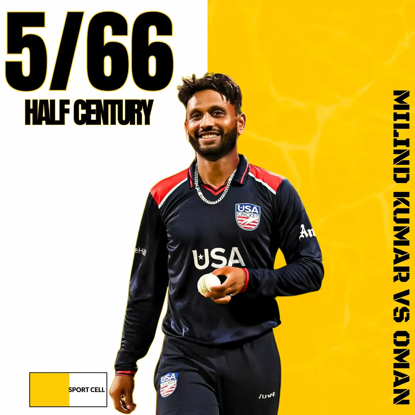 Milind Kumar Shines With Century And Fifer Milind Kumar hits 50 and bags five wickets fueling a dream season in test action now!!!!!!