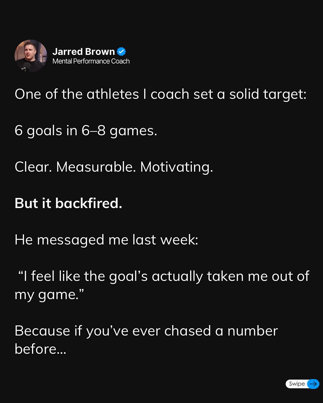 Mind Over Metrics: From Outcome Goals to Flow