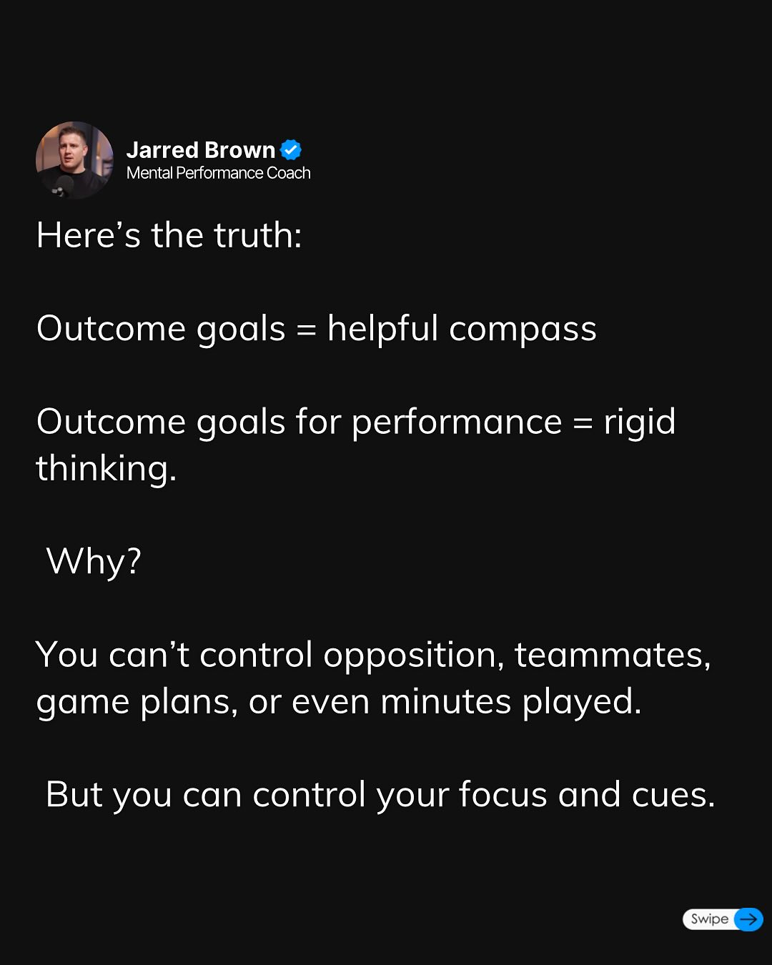 Mind Over Metrics: From Outcome Goals to Flow