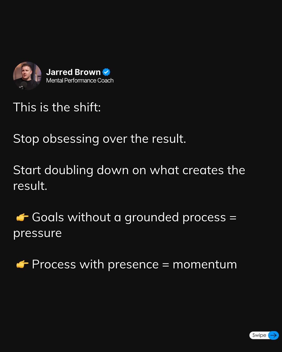 Mind Over Metrics: From Outcome Goals to Flow