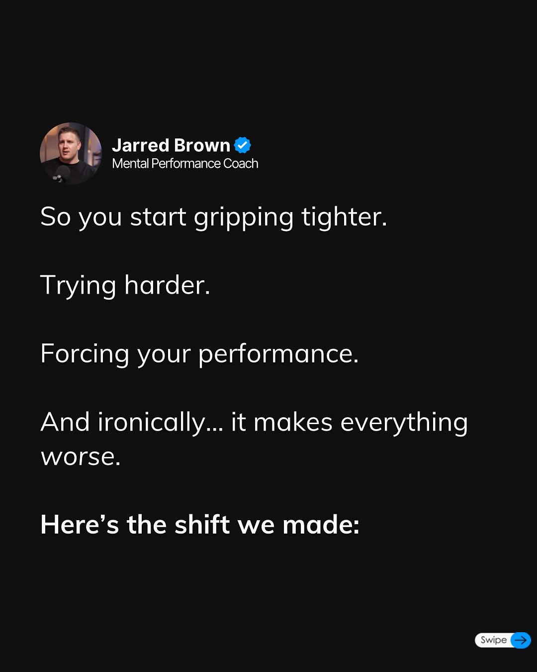Mindset Shift Empowers Athletes To Overcome Pressure