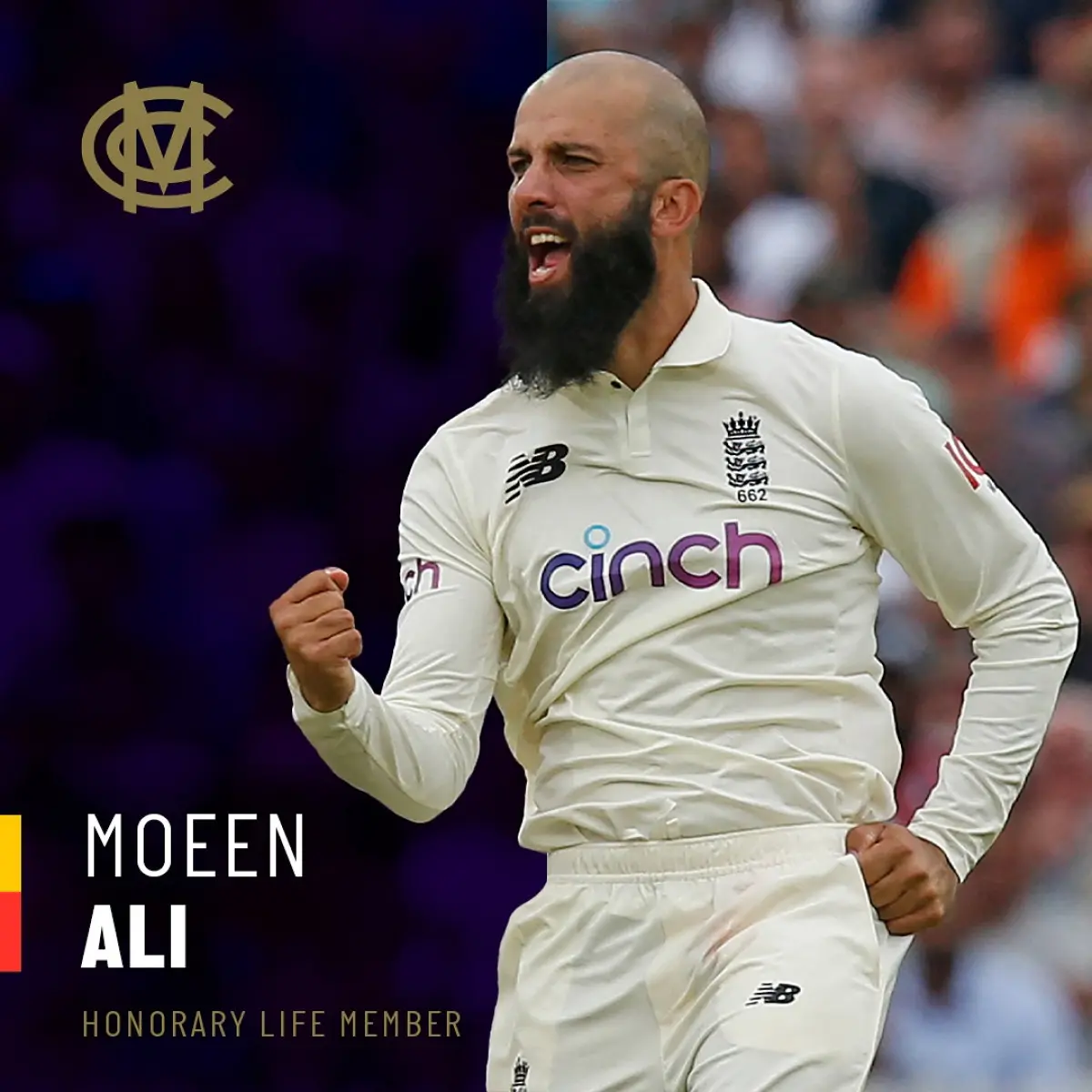 Moeen Ali Honored As MCC Life Member Honoring Moeen: MCC grants Honorary Life Membership, a tribute to cricket excellence - top