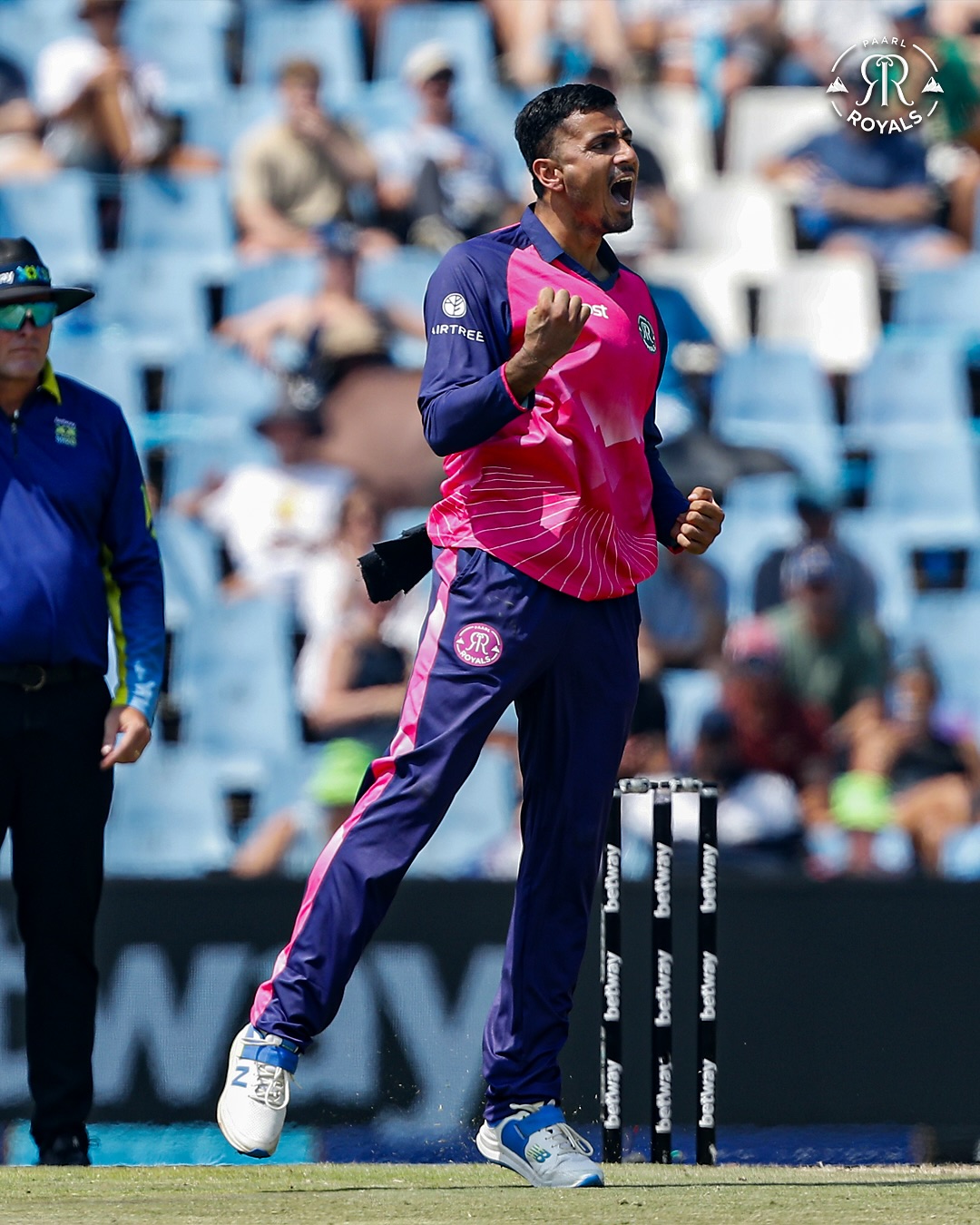 Mujeeb Ur Rahman Shines With Royals Spirit