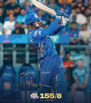 Mumbai Indians Defend 155-Run Target