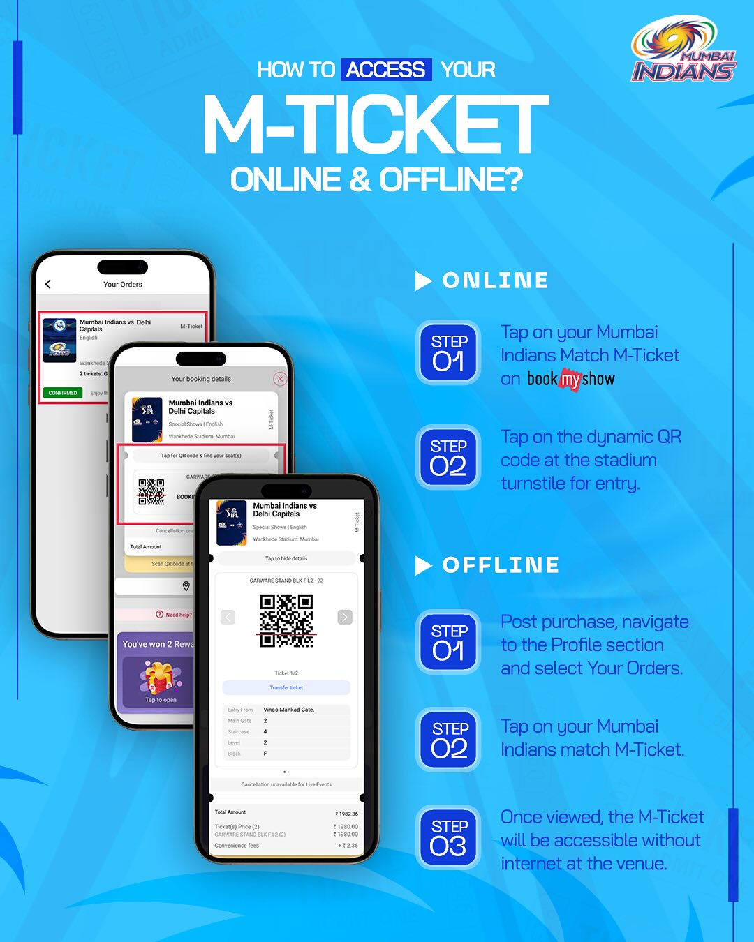 Mumbai Indians Embrace Digital Ticketing