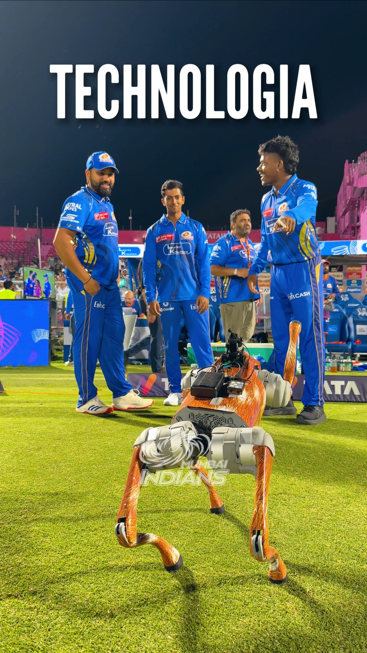 Mumbai Indians Embrace Meme Culture Robin Minz brings viral humor to the field as Mumbai Indians play a spirited meme game!!!