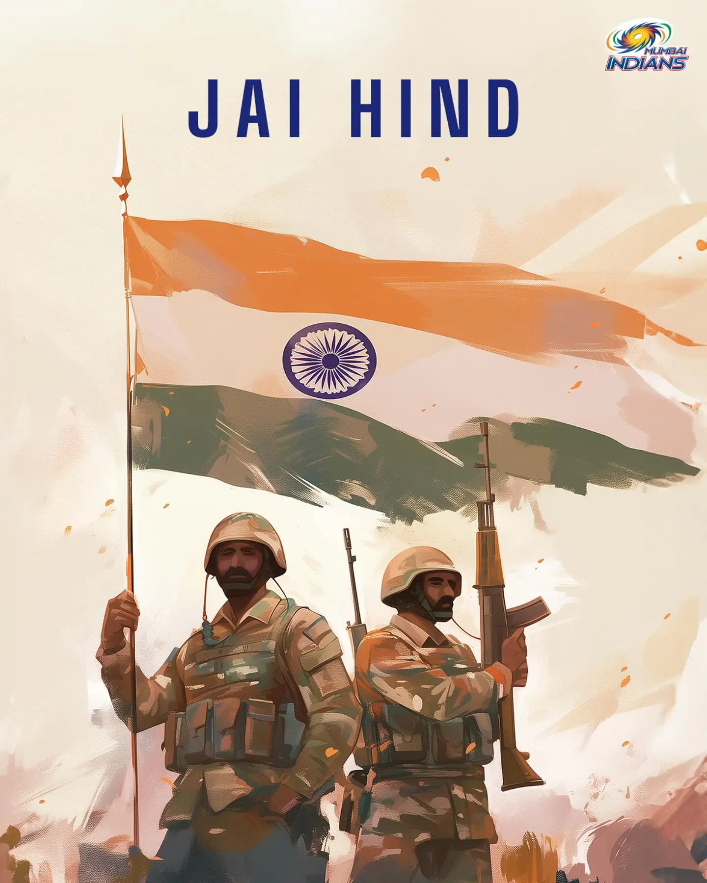 IPL giants express unity, honoring and supporting India’s brave forces - One And All!!!!!!
